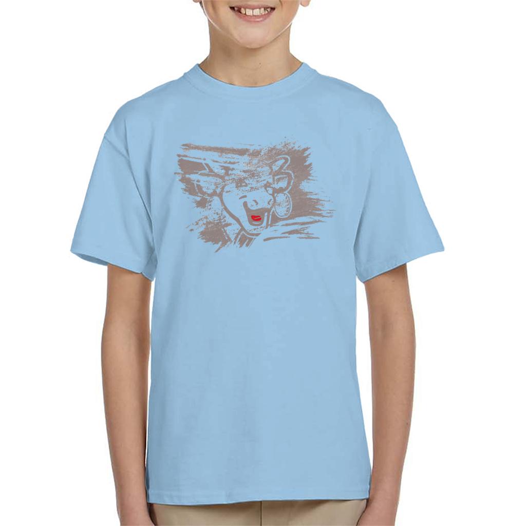 The Laughing Cow Brushstroke Kid's T-Shirt-ALL + EVERY