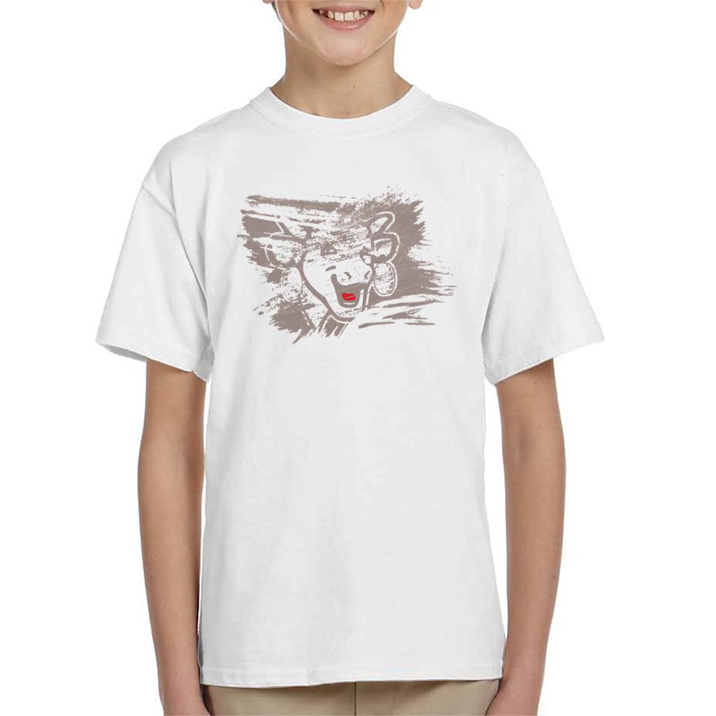 The Laughing Cow Brushstroke Kid's T-Shirt-ALL + EVERY