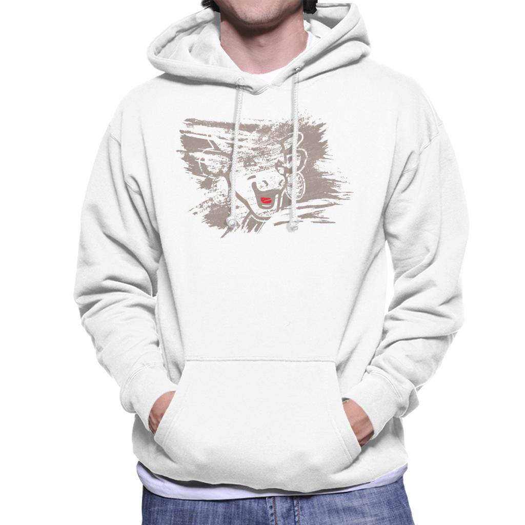 The Laughing Cow Brushstroke Men's Hooded Sweatshirt-ALL + EVERY