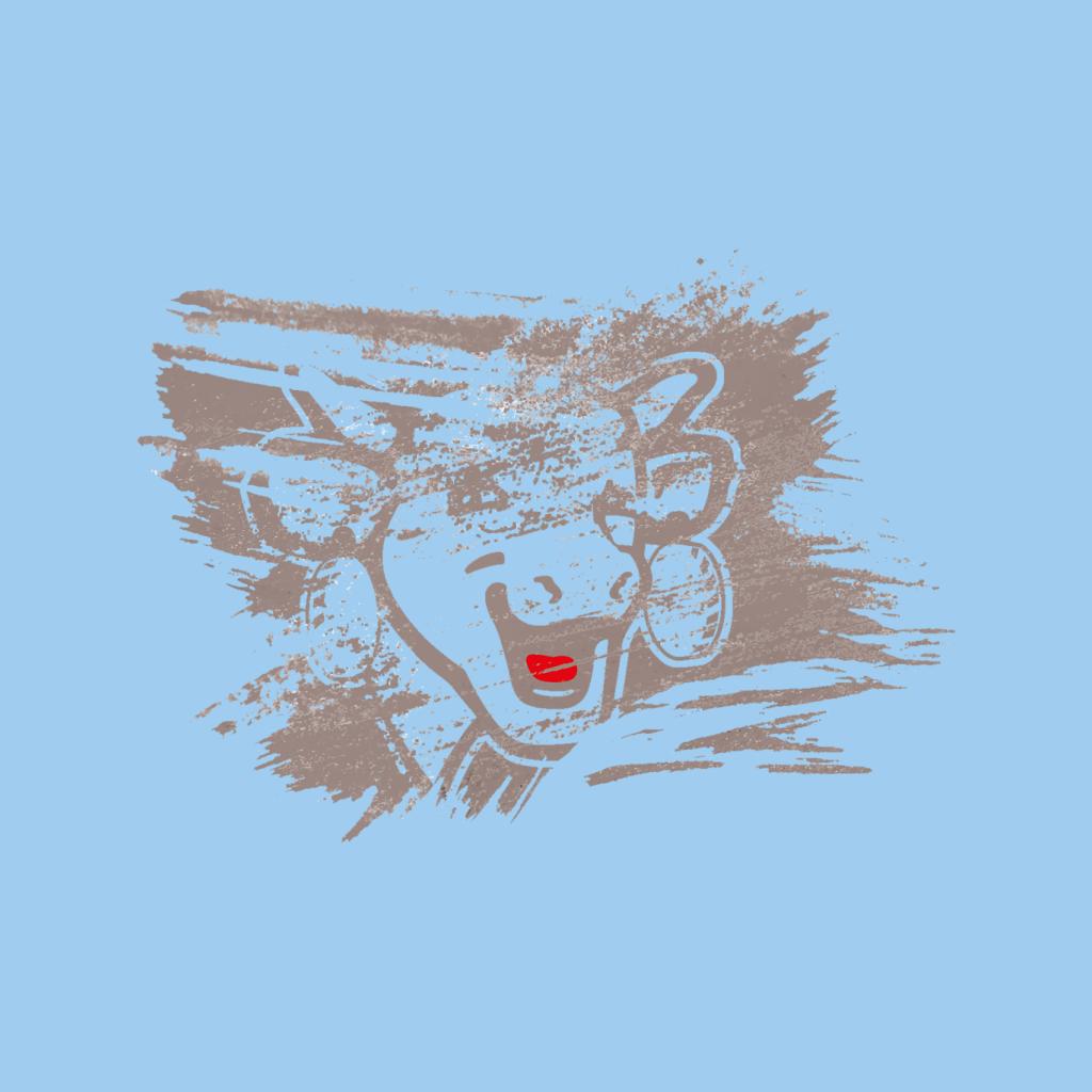 The Laughing Cow Brushstroke Women's T-Shirt-ALL + EVERY