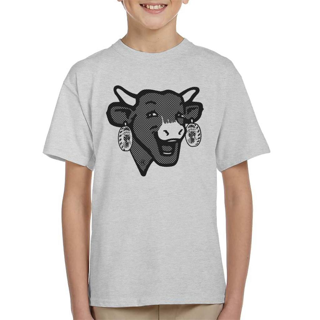 The Laughing Cow Black Polka Dot Kid's T-Shirt-ALL + EVERY