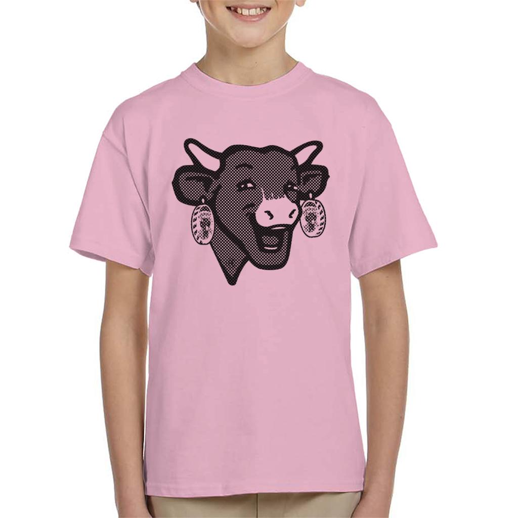 The Laughing Cow Black Polka Dot Kid's T-Shirt-ALL + EVERY