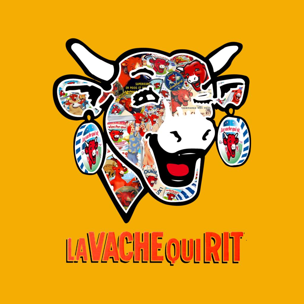 The Laughing Cow Historical Logos Kid's T-Shirt-ALL + EVERY