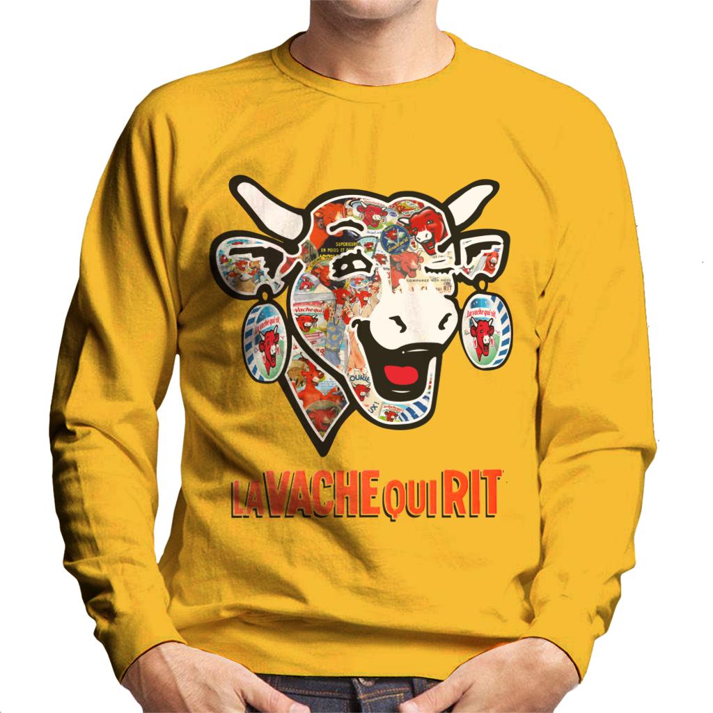 The Laughing Cow Historical Logos Men's Sweatshirt-ALL + EVERY