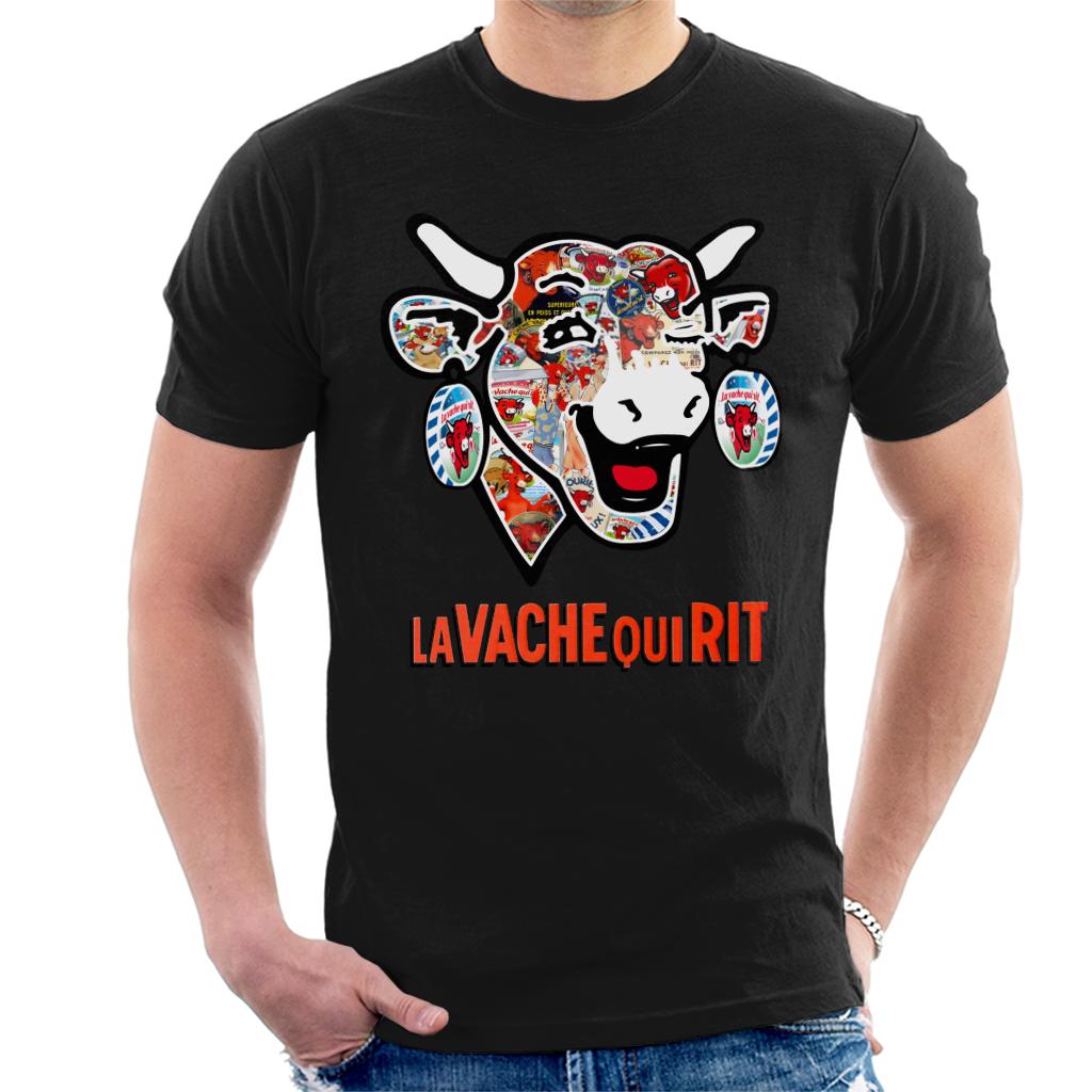 The Laughing Cow Historical Logos Men's T-Shirt-ALL + EVERY