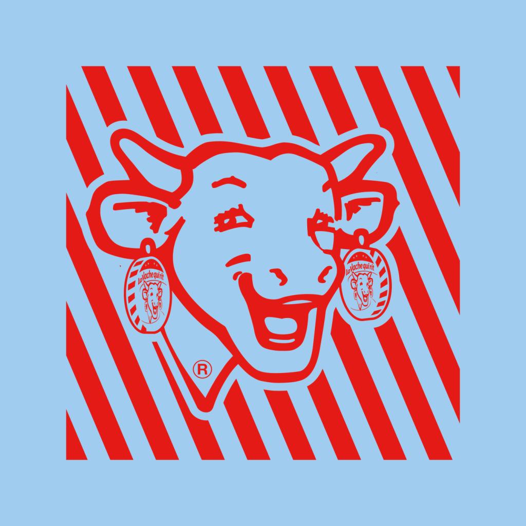 The Laughing Cow Red Stripes Men's T-Shirt-ALL + EVERY