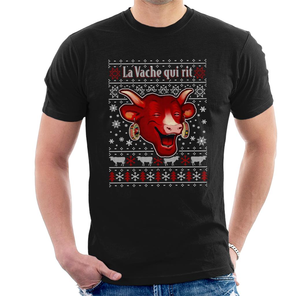 The Laughing Cow Christmas La Vache Qui Rit Men's T-Shirt-ALL + EVERY