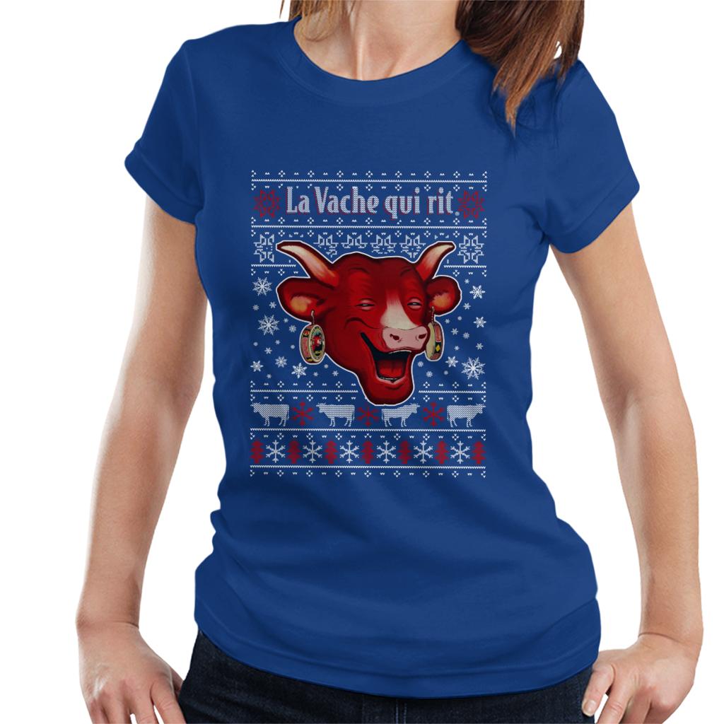 The Laughing Cow Christmas La Vache Qui Rit Women's T-Shirt-ALL + EVERY