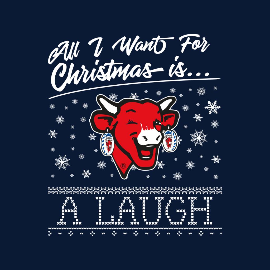 The Laughing Cow Christmas All I Want For Xmas Is A Laugh Men's T-Shirt-ALL + EVERY