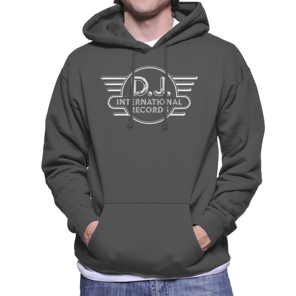 DJ International Records Logo Men's Hooded Sweatshirt-ALL + EVERY