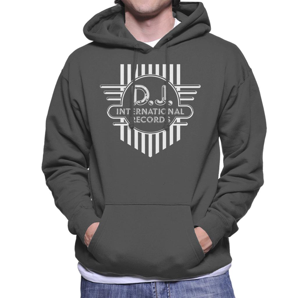 DJ International Records Cross Logo Men's Hooded Sweatshirt-ALL + EVERY