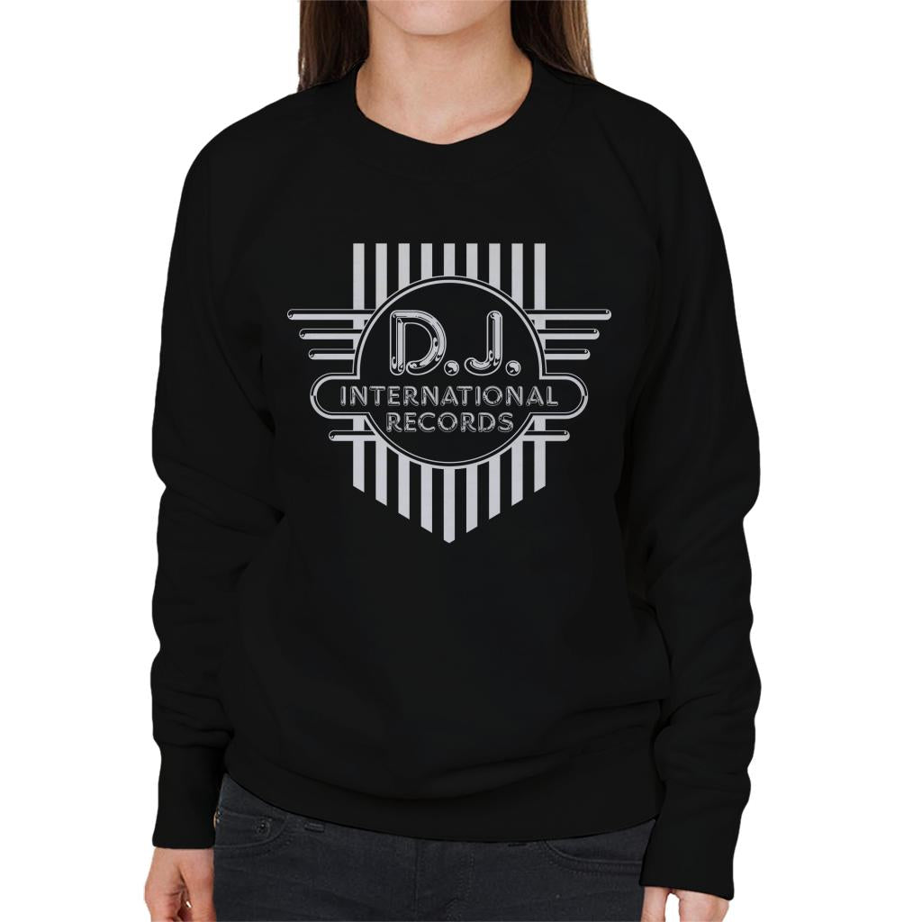 DJ International Records Cross Logo Women's Sweatshirt-ALL + EVERY