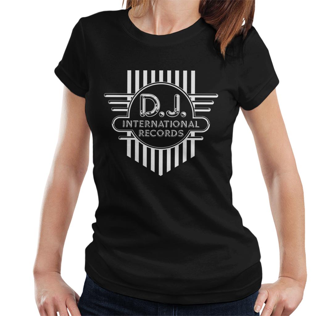 DJ International Records Cross Logo Women's T-Shirt-ALL + EVERY