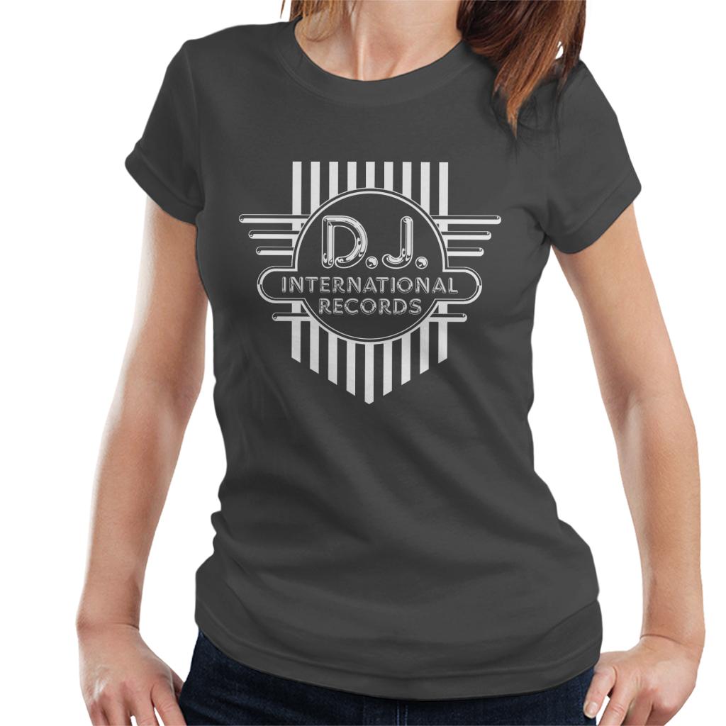 DJ International Records Cross Logo Women's T-Shirt-ALL + EVERY