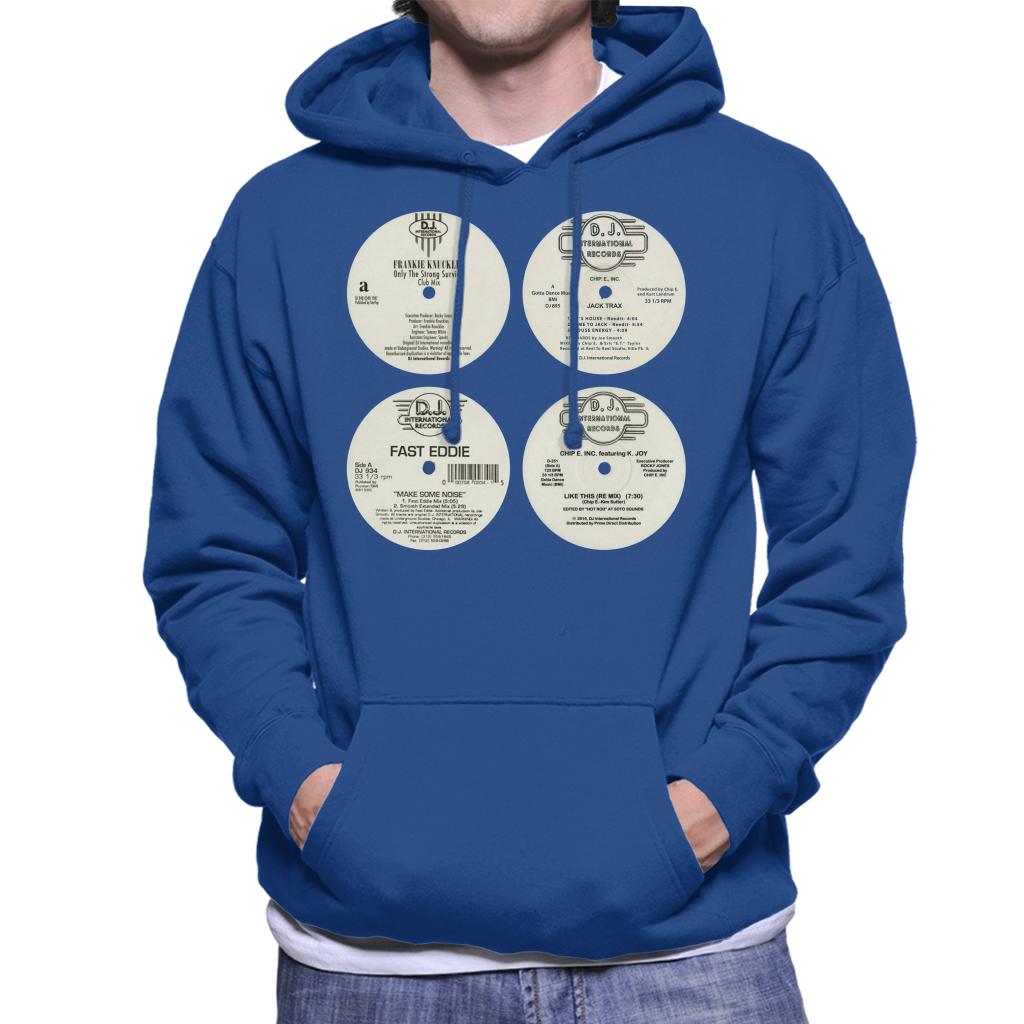 DJ International Classic Records Men's Hooded Sweatshirt-ALL + EVERY