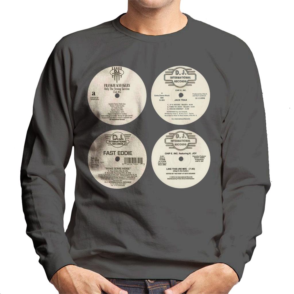 DJ International Classic Records Men's Sweatshirt-ALL + EVERY