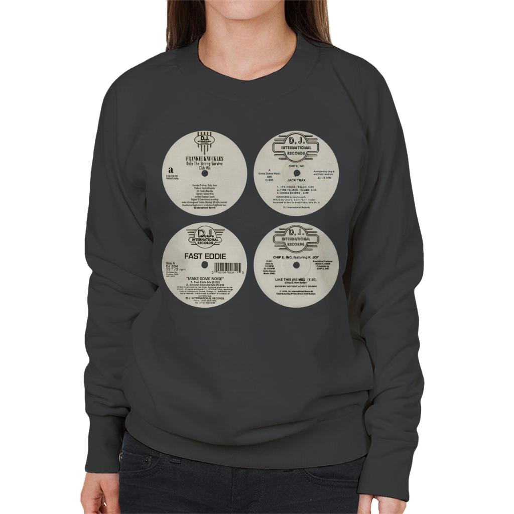 DJ International Classic Records Women's Sweatshirt-ALL + EVERY