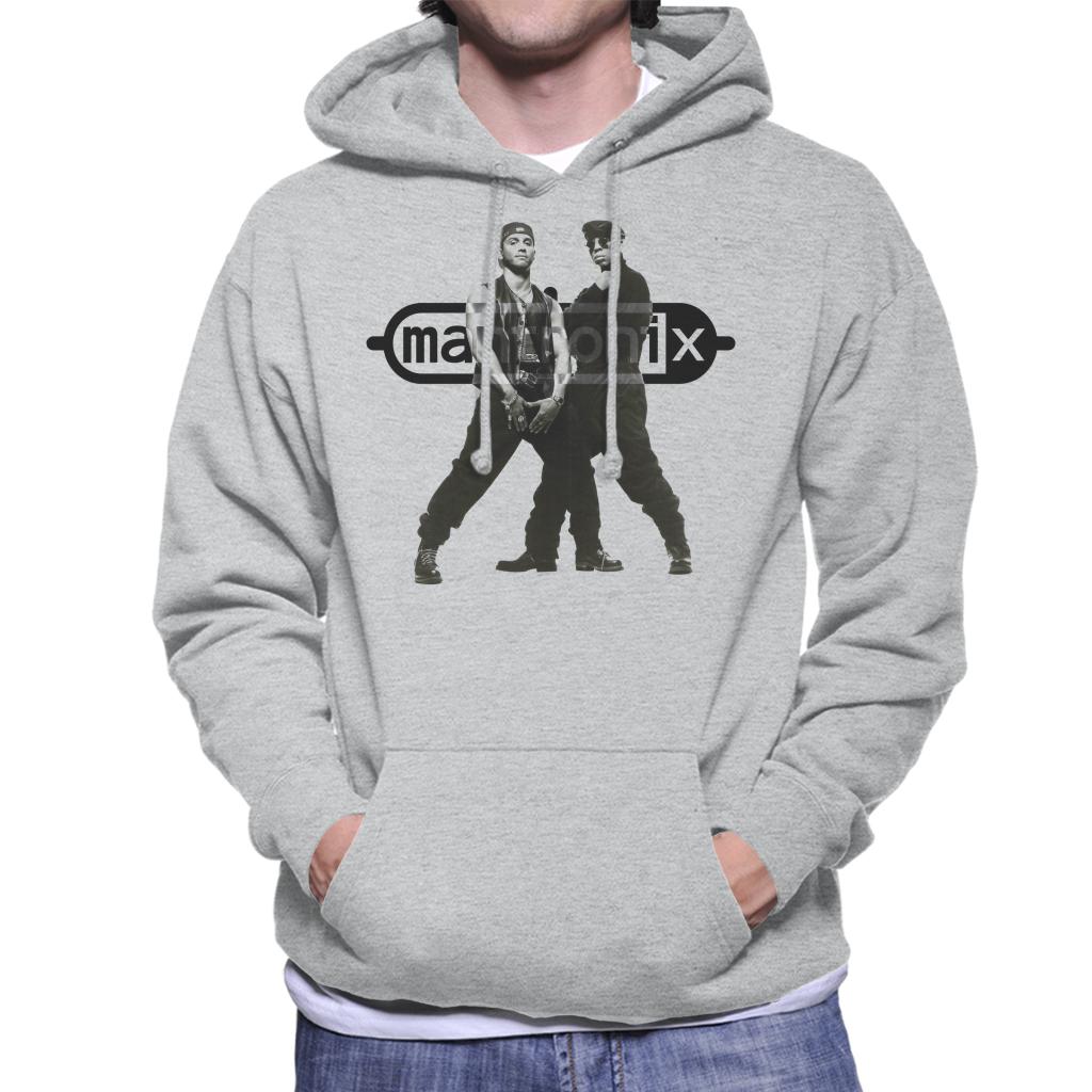 Mantronix Duo Shot Men's Hooded Sweatshirt-ALL + EVERY