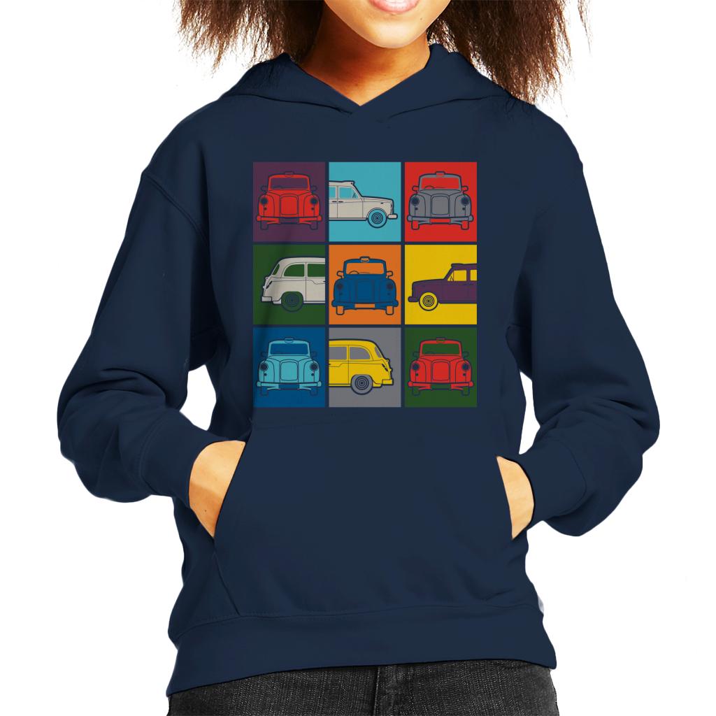 London Taxi Company Colourful Angles Kid's Hooded Sweatshirt-ALL + EVERY