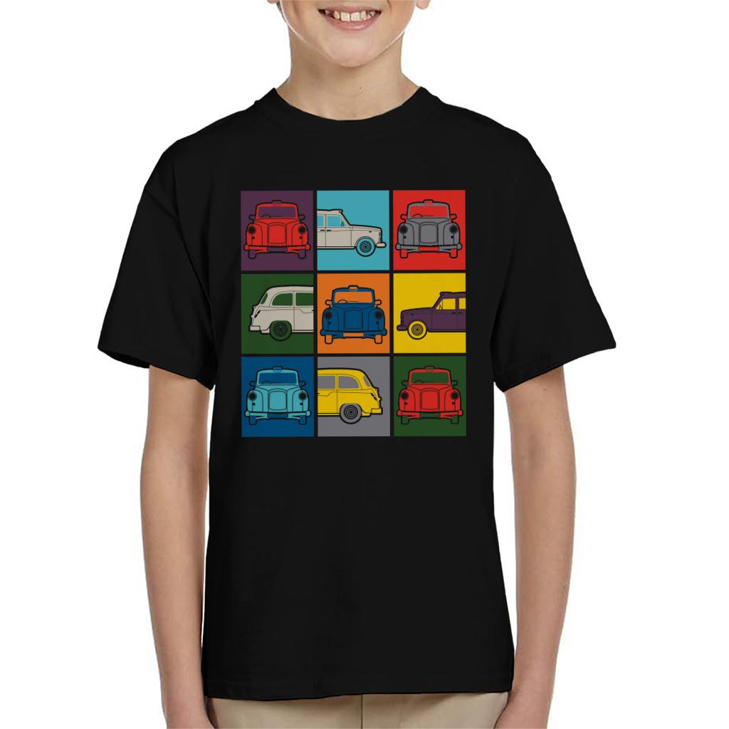 London Taxi Company Colourful Angles Kid's T-Shirt-ALL + EVERY