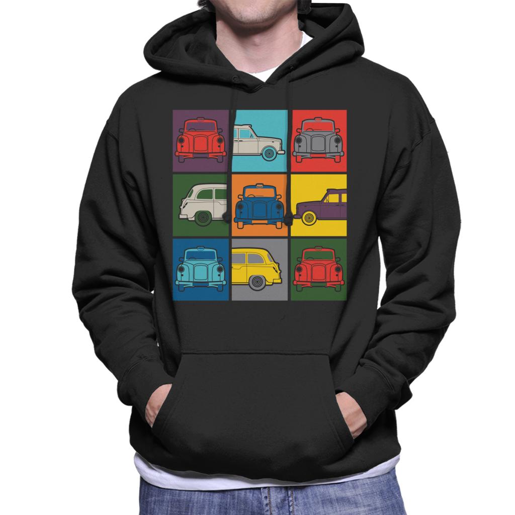 London Taxi Company Colourful Angles Men's Hooded Sweatshirt-ALL + EVERY