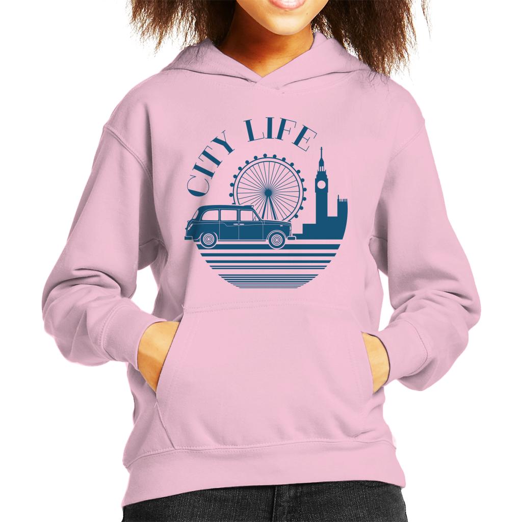 London Taxi Company City Life Kid's Hooded Sweatshirt-ALL + EVERY