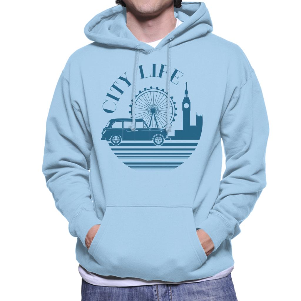 London Taxi Company City Life Men's Hooded Sweatshirt-ALL + EVERY