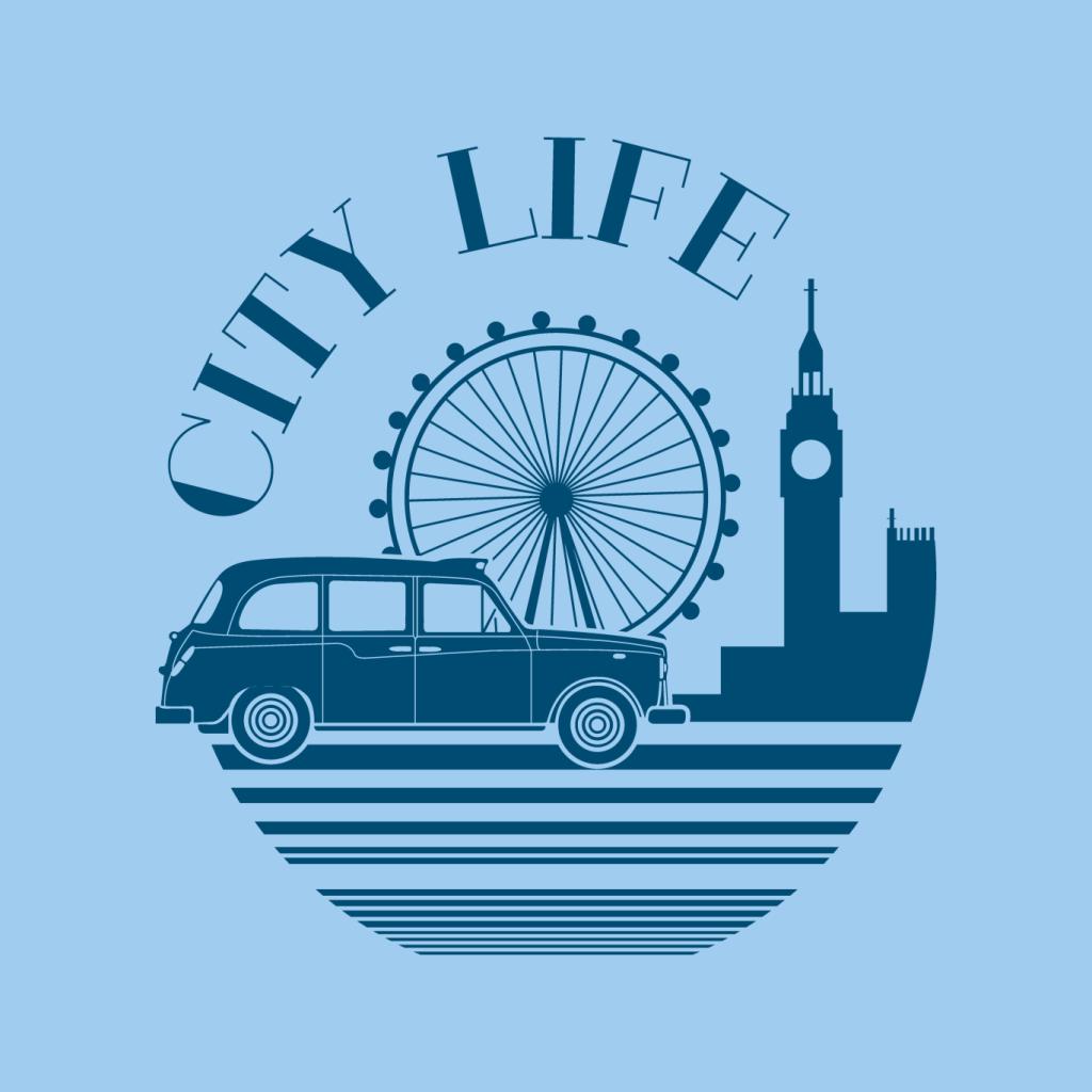 London Taxi Company City Life Men's T-Shirt-ALL + EVERY