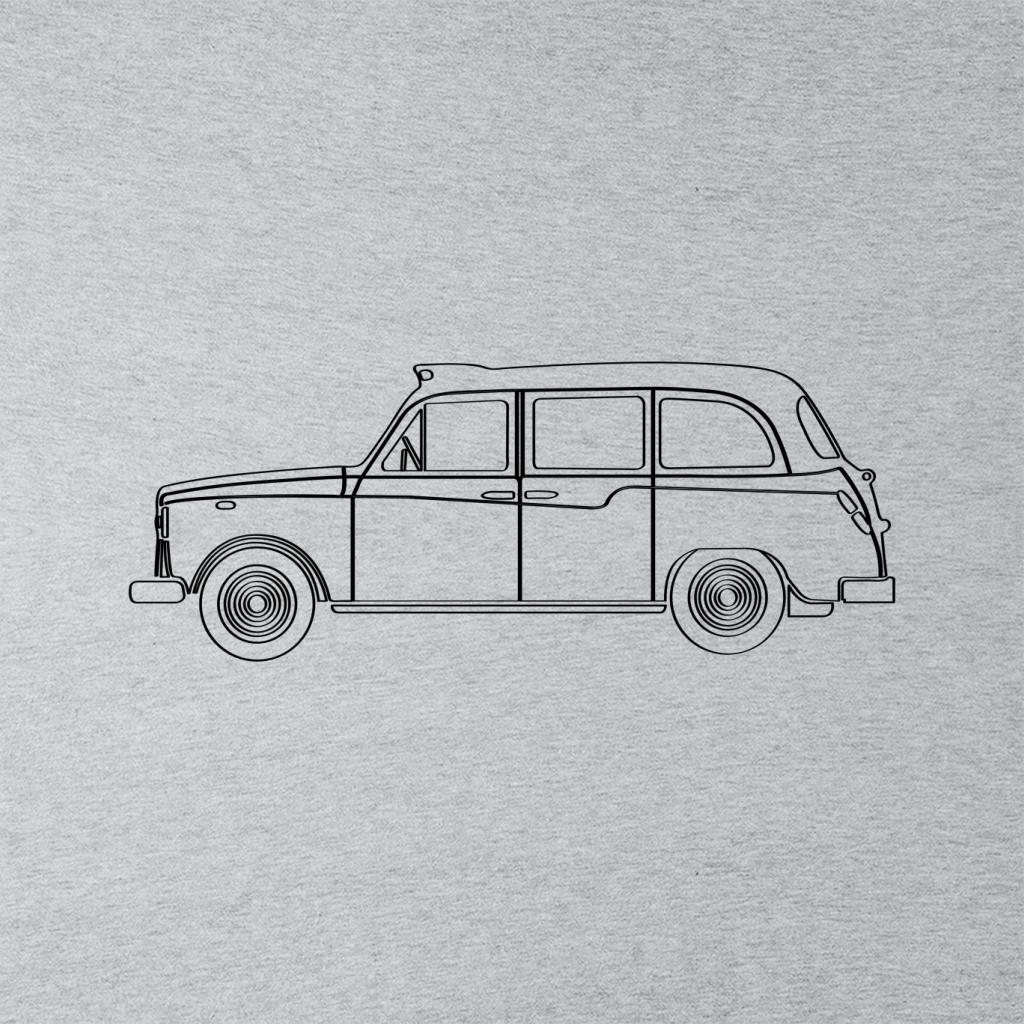 London Taxi Company TX4 Light Outline Kid's T-Shirt-ALL + EVERY