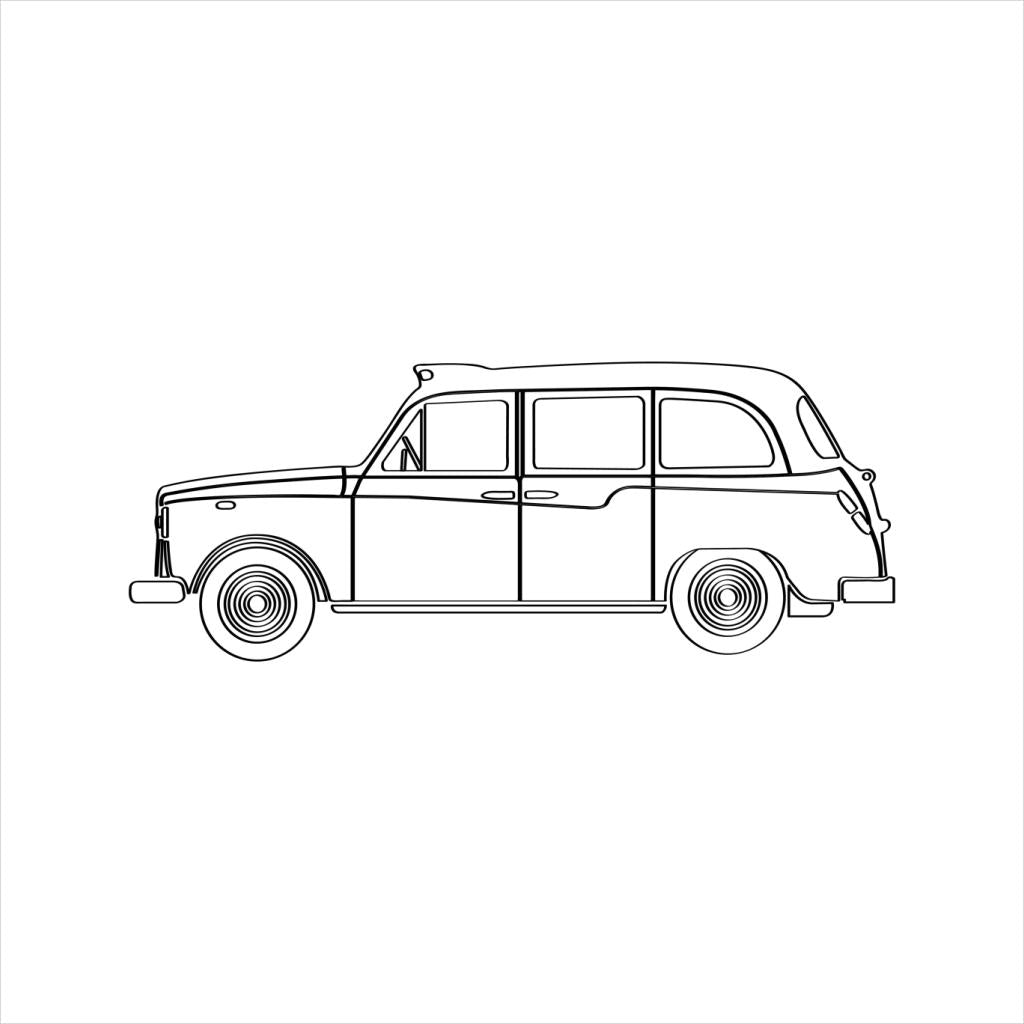 London Taxi Company TX4 Light Outline Women's T-Shirt-ALL + EVERY