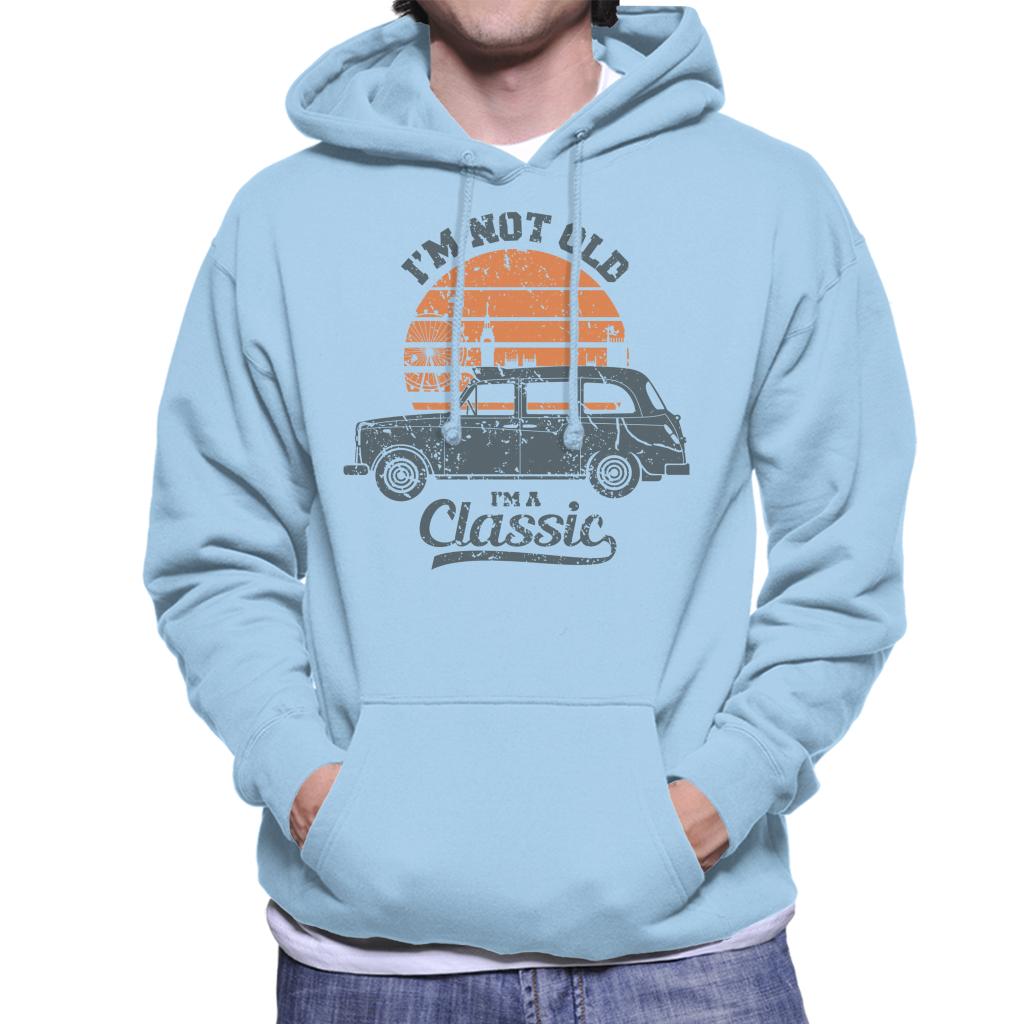 London Taxi Company TX4 Im Not Old Im A Classic Men's Hooded Sweatshirt-ALL + EVERY