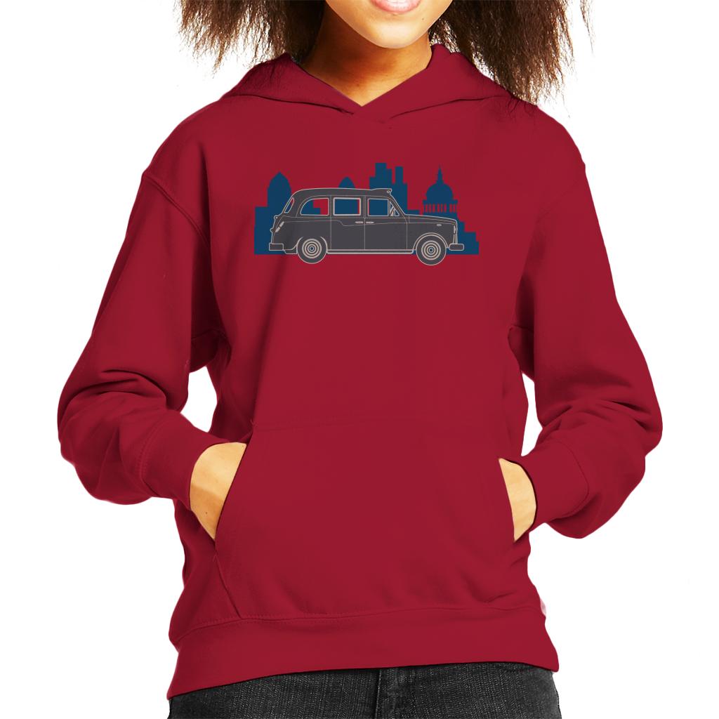 London Taxi Company TX4 Within The City Kid's Hooded Sweatshirt-ALL + EVERY