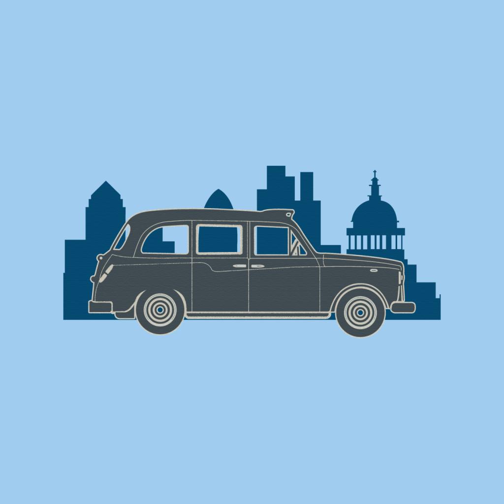 London Taxi Company TX4 Within The City Men's T-Shirt-ALL + EVERY