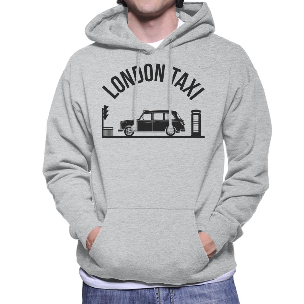 London Taxi Company TX4 At Traffic Lights Men's Hooded Sweatshirt-ALL + EVERY