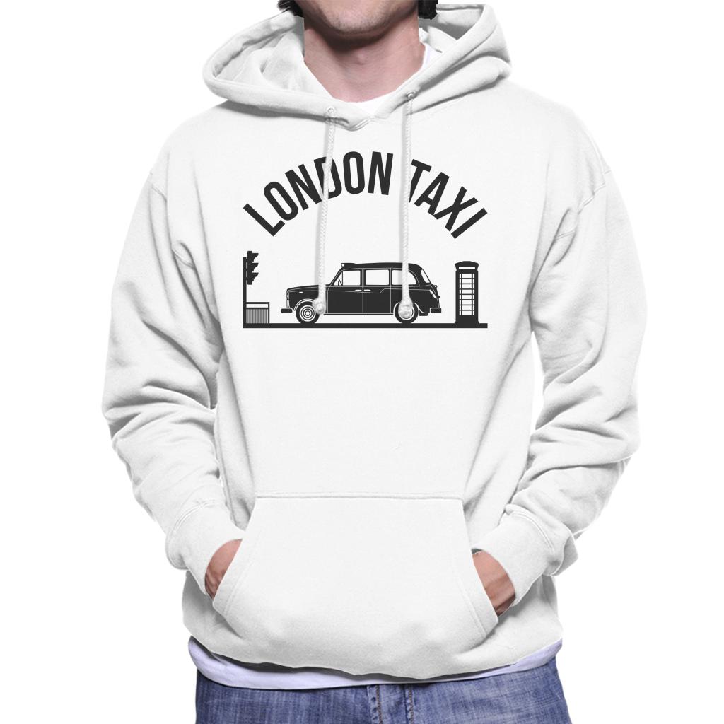 London Taxi Company TX4 At Traffic Lights Men's Hooded Sweatshirt-ALL + EVERY