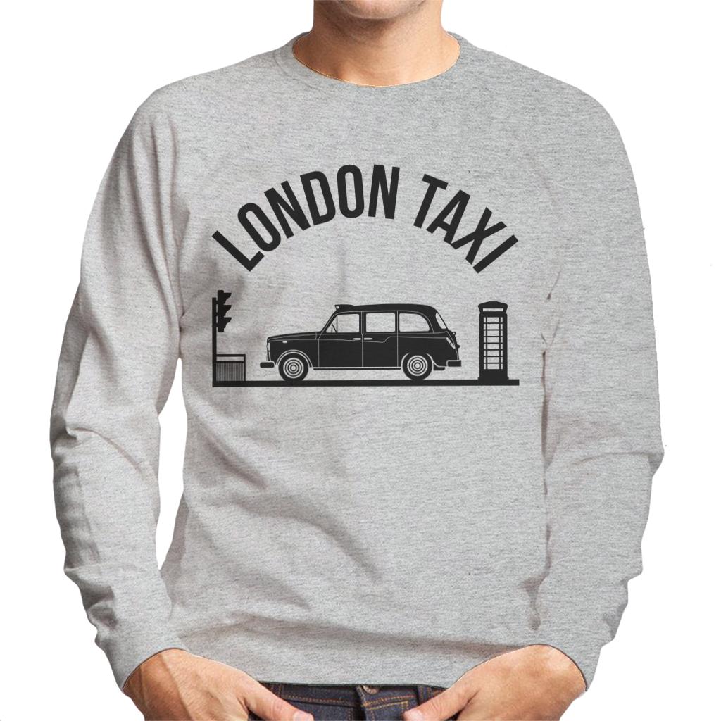 London Taxi Company TX4 At Traffic Lights Men's Sweatshirt-ALL + EVERY