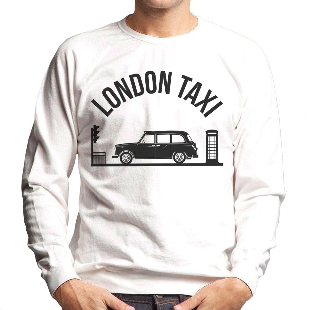 London Taxi Company TX4 At Traffic Lights Men's Sweatshirt-ALL + EVERY