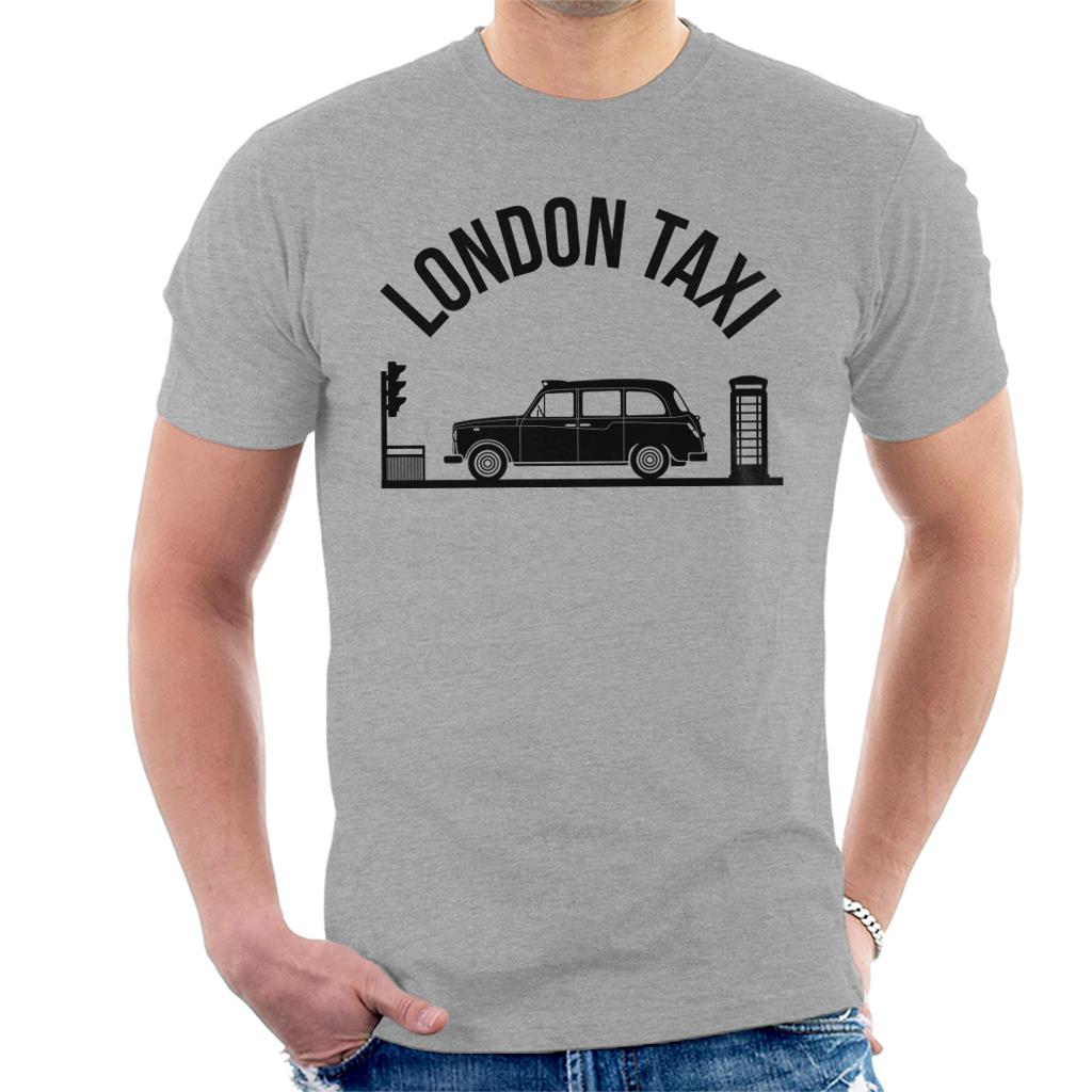 London Taxi Company TX4 At Traffic Lights Men's T-Shirt-ALL + EVERY