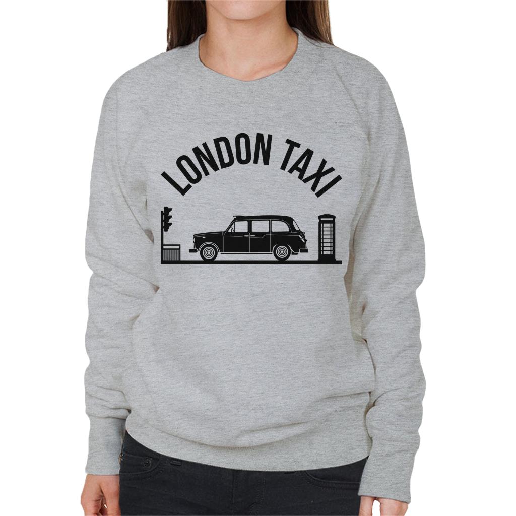 London Taxi Company TX4 At Traffic Lights Women's Sweatshirt-ALL + EVERY