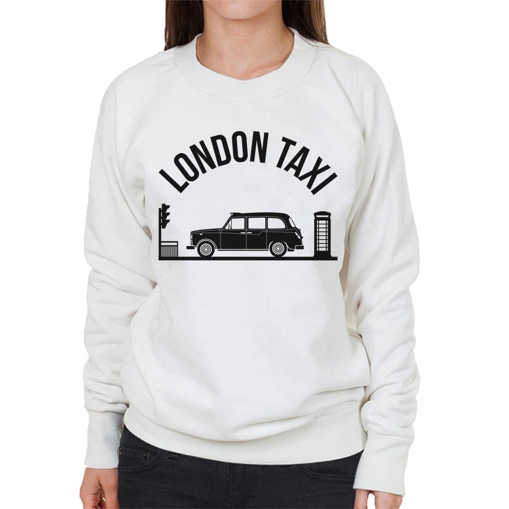 London Taxi Company TX4 At Traffic Lights Women's Sweatshirt-ALL + EVERY