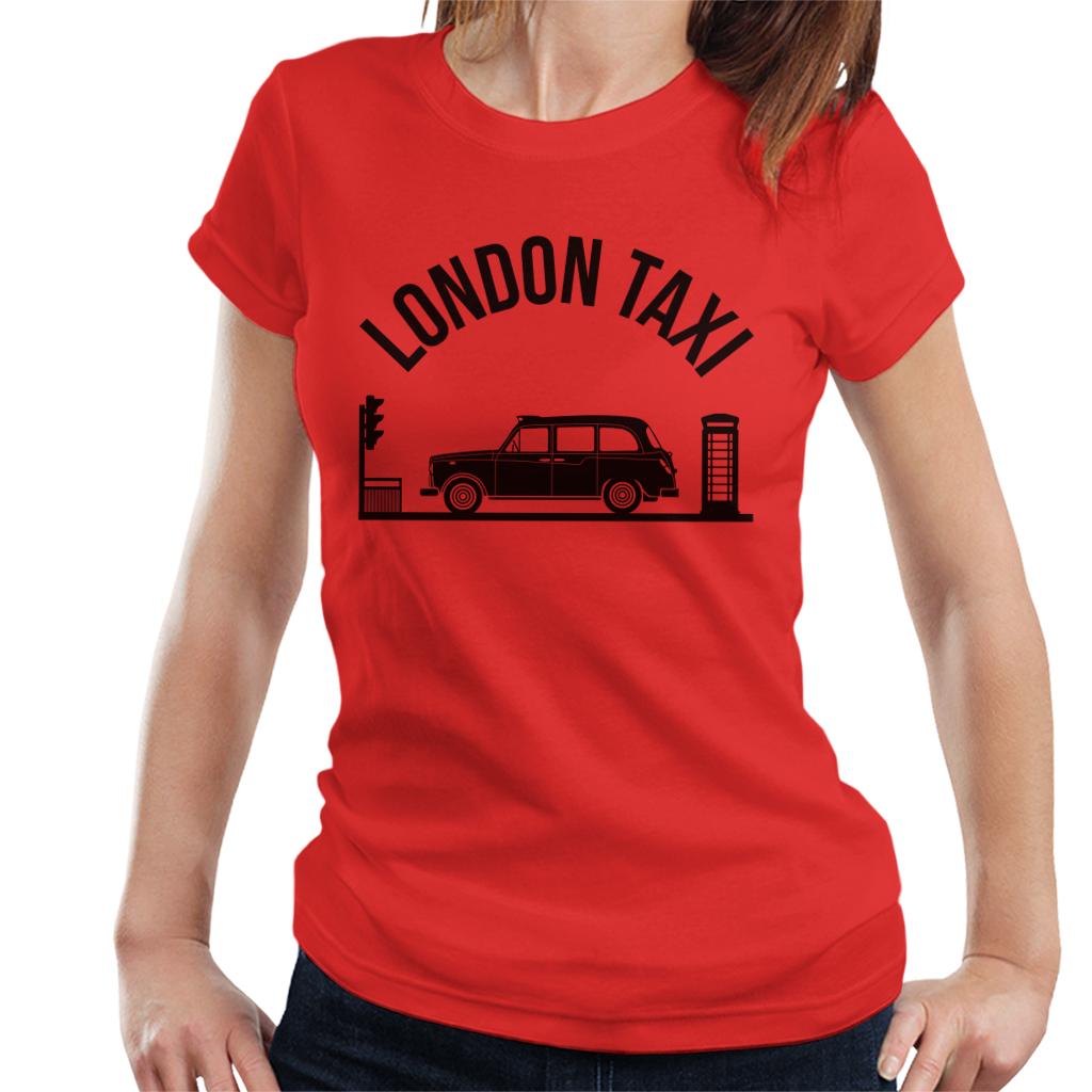 London Taxi Company TX4 At Traffic Lights Women's T-Shirt-ALL + EVERY