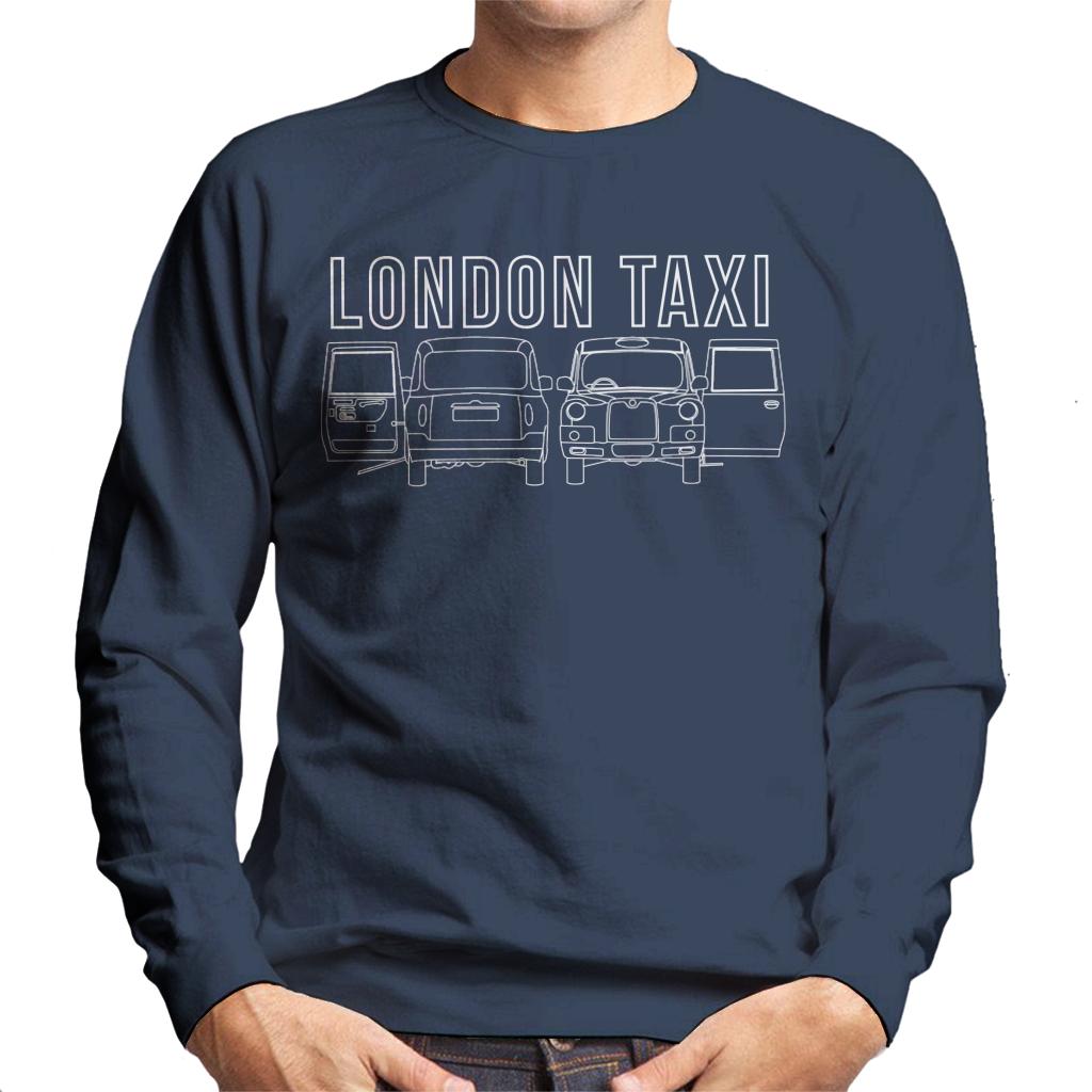 London Taxi Company TX4 Open Door Men's Sweatshirt-ALL + EVERY