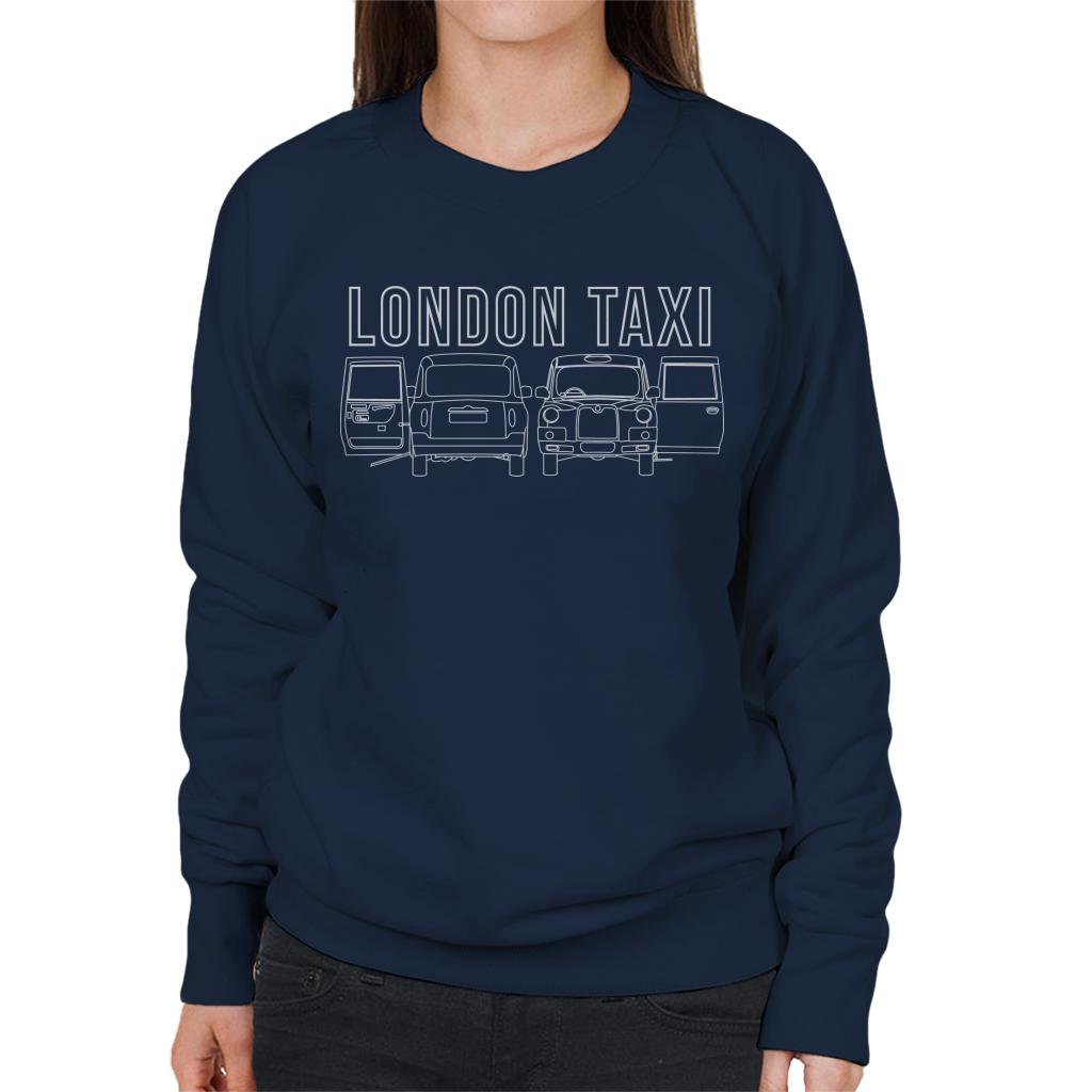 London Taxi Company TX4 Open Door Women's Sweatshirt-ALL + EVERY