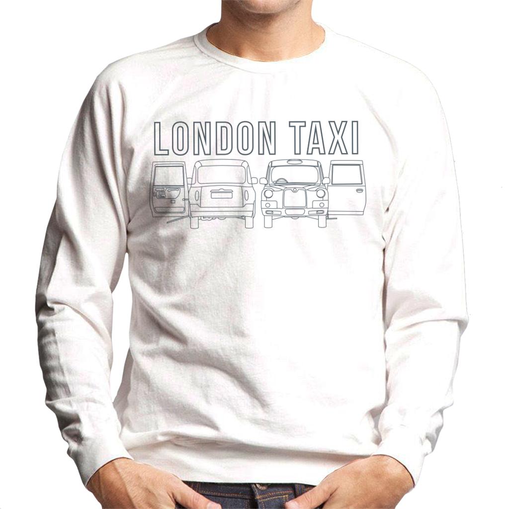 London Taxi Company TX4 Open Door Angles Men's Sweatshirt-ALL + EVERY