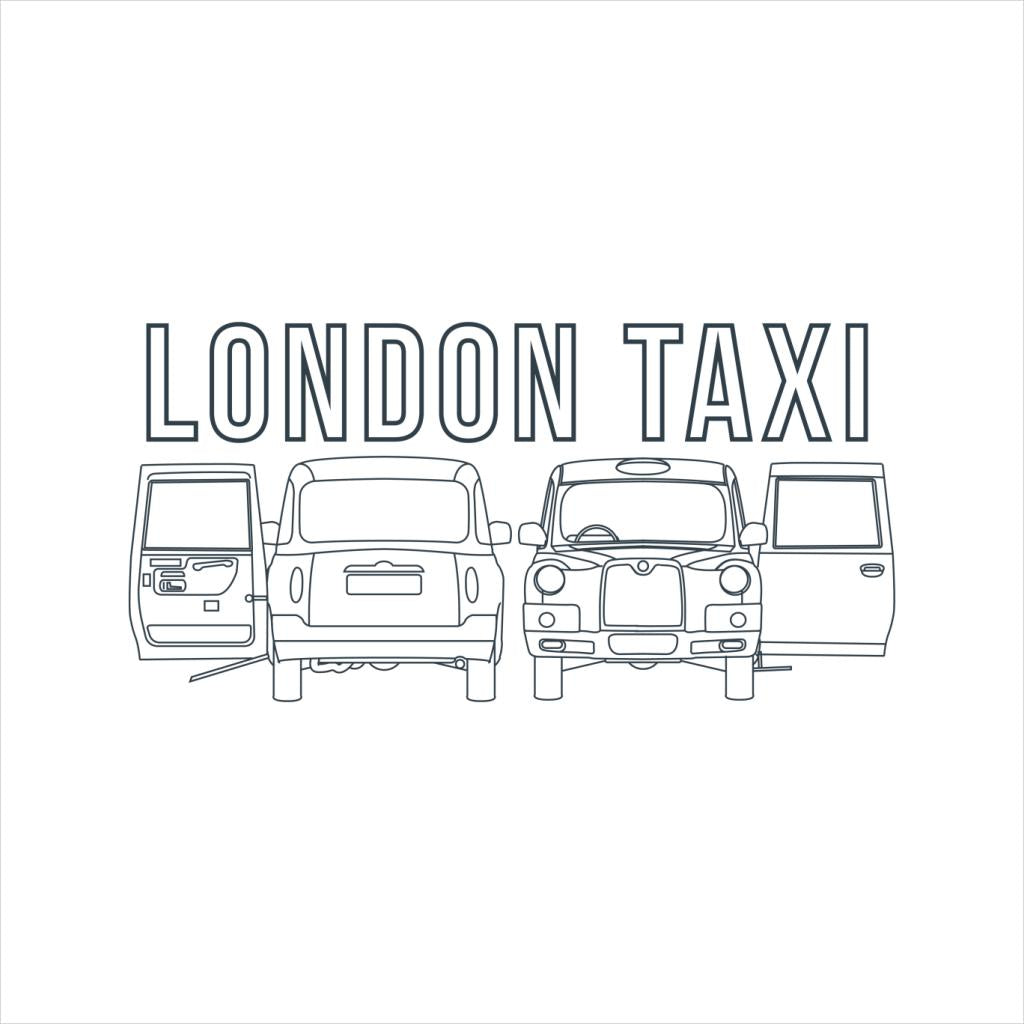 London Taxi Company TX4 Open Door Angles Men's T-Shirt-ALL + EVERY