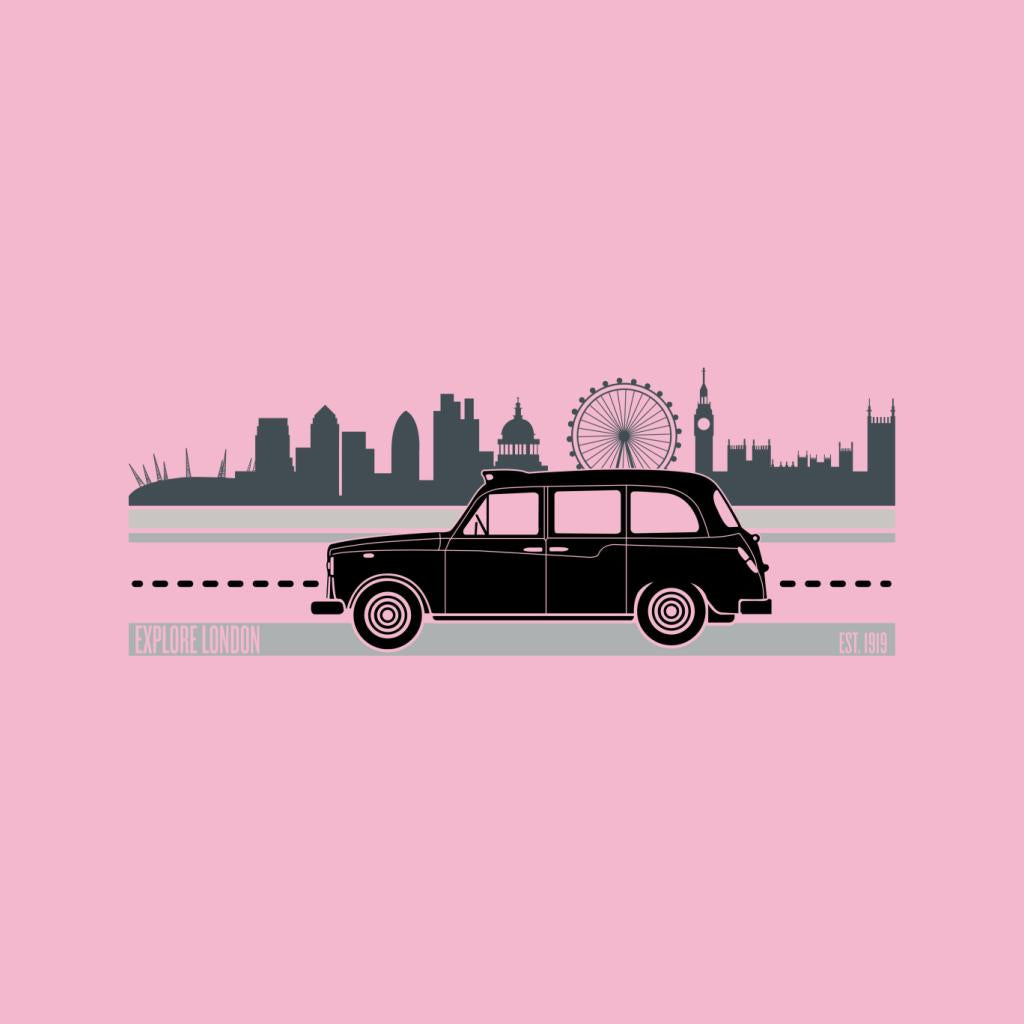 London Taxi Company TX4 Driving Along The City Kid's T-Shirt-ALL + EVERY