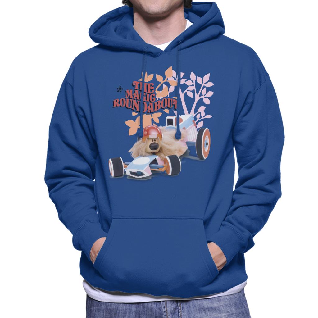 The Magic Roundabout Dougal Race Car Men's Hooded Sweatshirt-ALL + EVERY