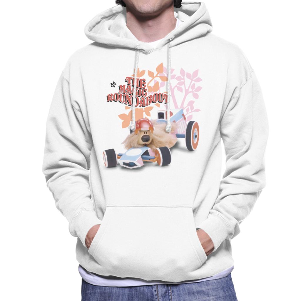 The Magic Roundabout Dougal Race Car Men's Hooded Sweatshirt-ALL + EVERY