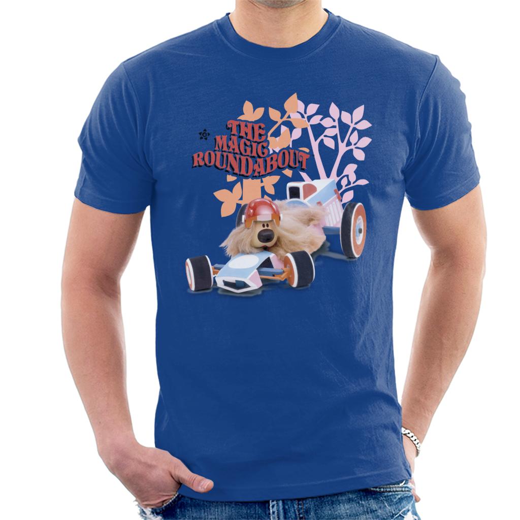 The Magic Roundabout Dougal Race Car Men's T-Shirt-ALL + EVERY