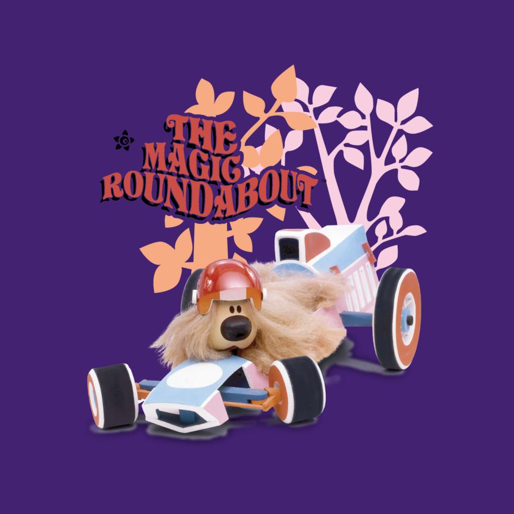 The Magic Roundabout Dougal Race Car Kid's Hooded Sweatshirt-ALL + EVERY